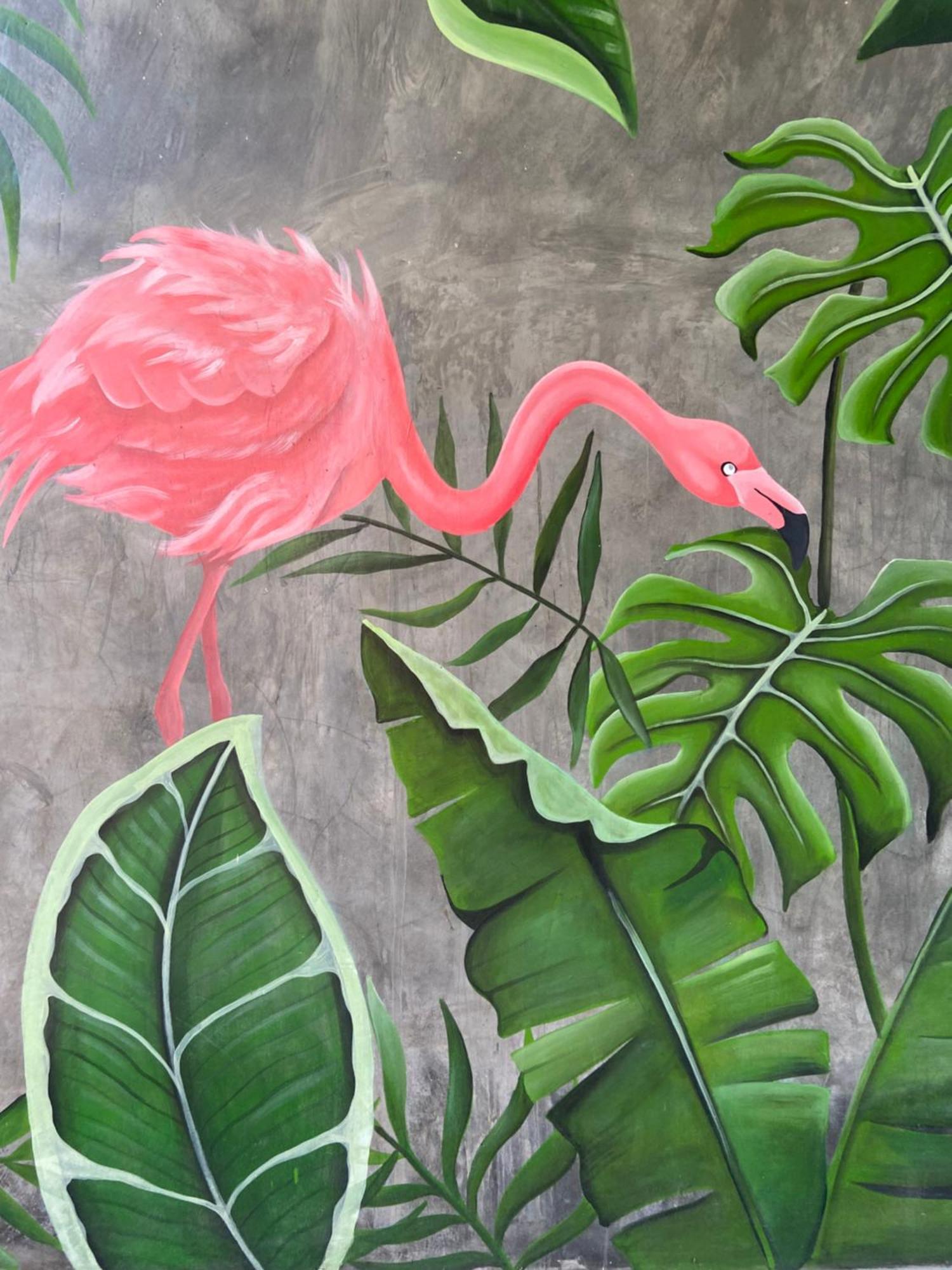 Pink Flamingo Hotel Gili Air Bagian luar foto