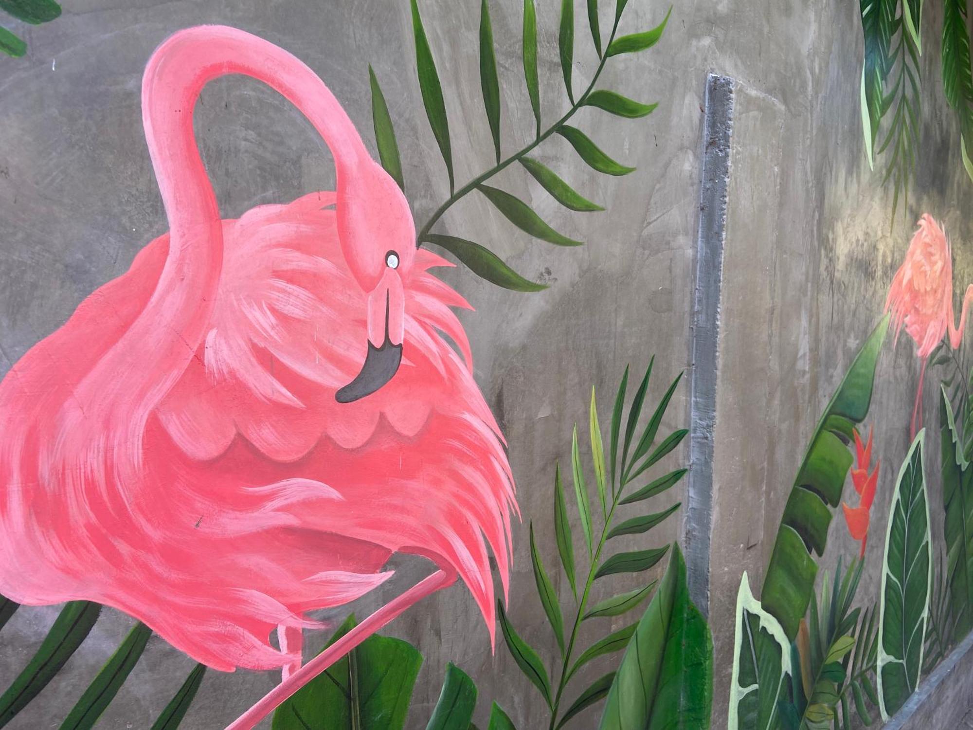 Pink Flamingo Hotel Gili Air Bagian luar foto